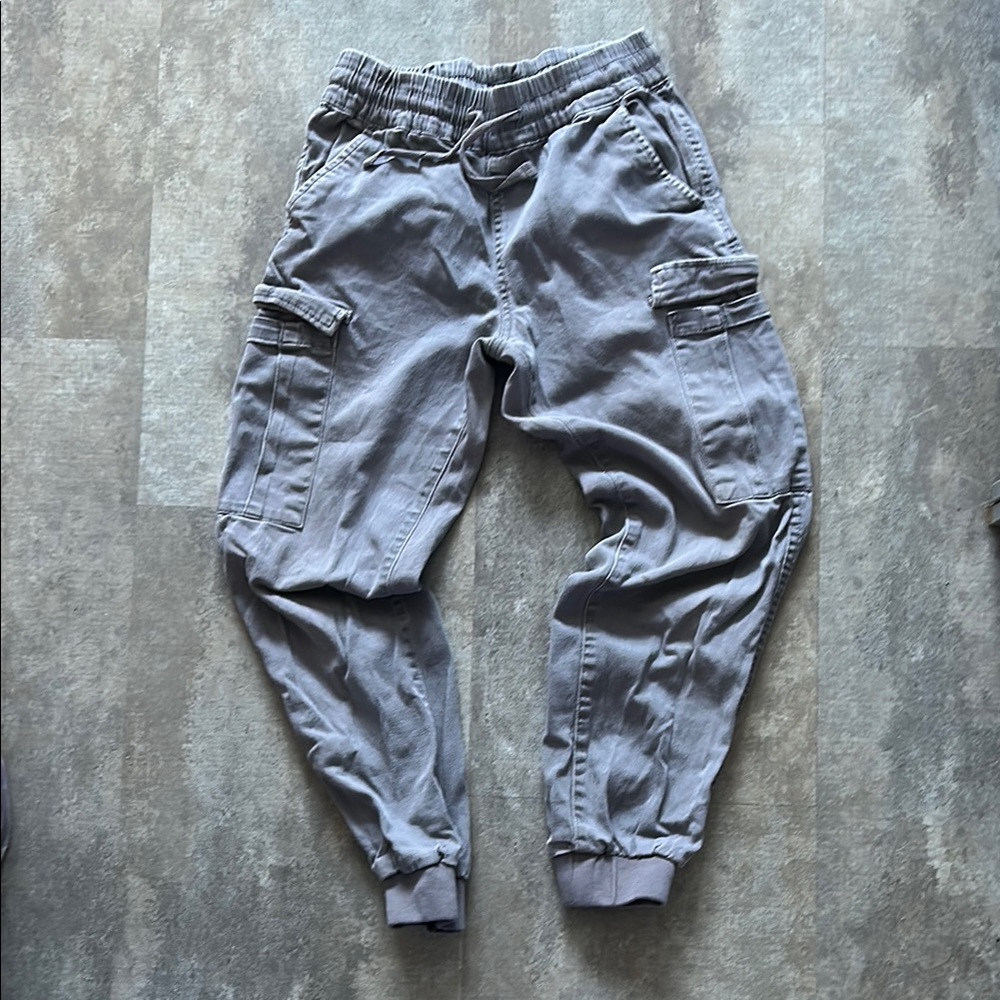 Women's Gray Cargo Pants